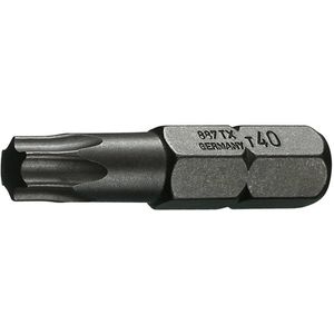 Gedore 687 TX T25 S-010 schroevendraaierbits, 1/4 inch, voordeelverpakking, 10 stuks, TORX T25