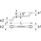 Dubbele Ringsleutels DIN 838 10x13mm GEDORE