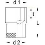 Gedore 19 29 6132310 Dopsleutelinzetstuk 29 Mm 1/2 (12.5 Mm)