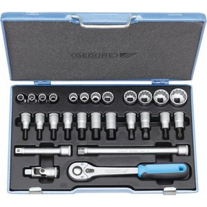 Dopsleutelset 1/2" D19IMU-10 27-delig GEDORE