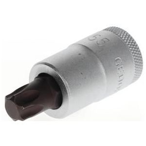GEDORE Schroevendraaierbit binnen-TX, kort, T55, SW 11,22 mm, 1/2"" 12,5 mm, schroevendraaierinzetstuk, gereedschap, ITX 19 T55