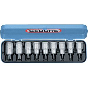 Gedore Dopsleutel-schroevendraaierset 1/2 9-delig Itx19pm