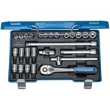 Gedore - Dopsleutelset 3/8" - 26-dlg. - Gedore-blauwe Doos - 6229740