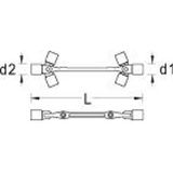 Gedore Kniegewrichtsleutel 20x22 MM - 6300120
