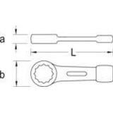 Gedore Ringslagsleutel - 55 X 270mm