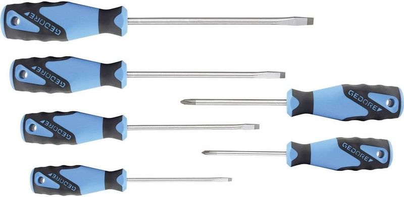 Gedore - Schroevendraaierset - 6-delig - Chroom-Vanadium