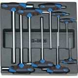 Gedore - 1500 ES-DT 2142 - 9-delige Haakse Schroevendraaierset - In 2/3 Gereedschapsmodule