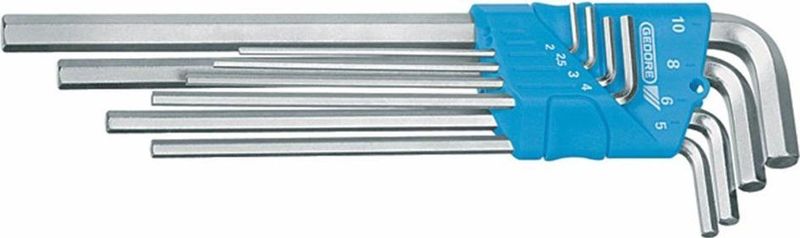 Gedore - H 42 EL-88 A - Inbussleutelset - 8-delig - Precisie