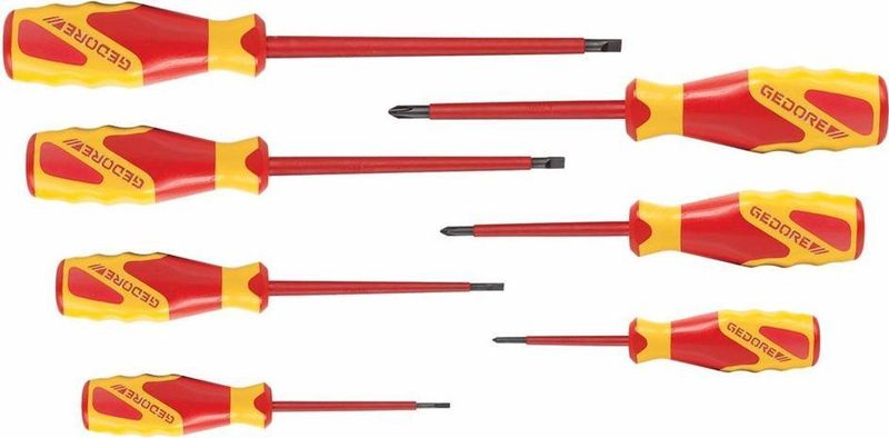 GEDORE 3K Schroevendraaierset VDE - 7-delig - Hoogwaardige VDE Gereedschapset