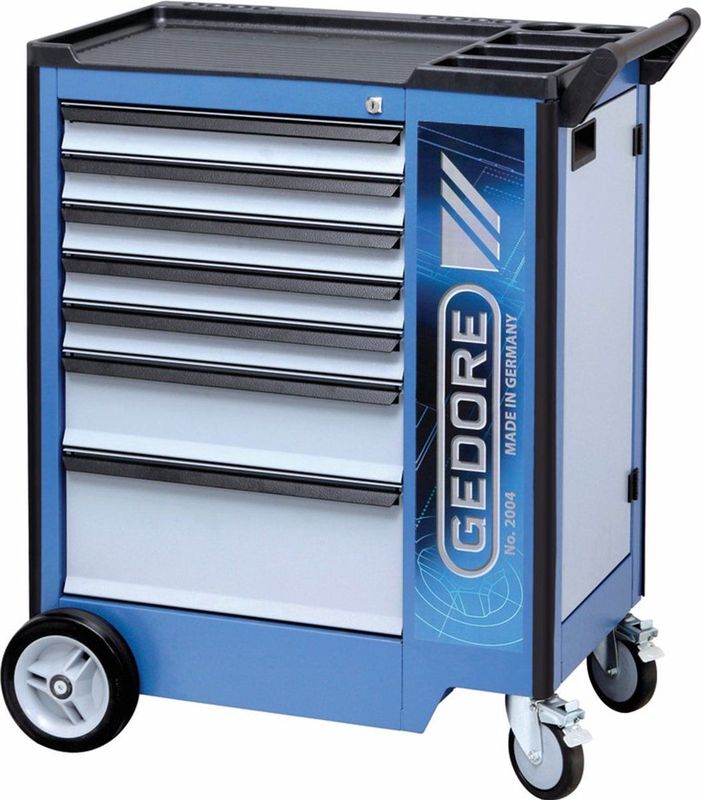 Gedore - Gereedschapwagen - Blauw - 7 Laden - Staal