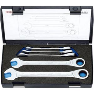 Gedore - Moersleutelset - 5-delig - Vanadium Staal - SW 8-19 mm