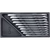 Gedore - Ringratel-steeksleutelset - Gereedschapmodule - 10 Stuks