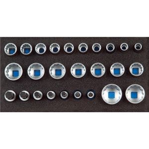 Gedore 2308916 Dop (zeskant) Dopsleutelinzetset 26-delig 1/2 (12.5 Mm)