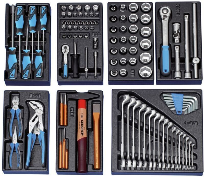 Gedore - Gereedschap Assortiment - Metrisch - ABS-Kunststof - Voor Gereedschapswagen
