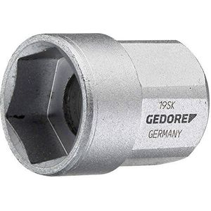 Dopsleutelbit aandrijfzeskant 1/2" buiten overbrenging 6-kant 21x32,5mm GEDORE