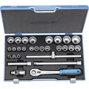 Gedore Bit set Metric 1/2 (12.5 mm) 28-piece 2682877