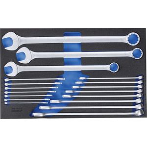 Gedore - Ring-steeksleutelset - 18-dlg - Extra Lang