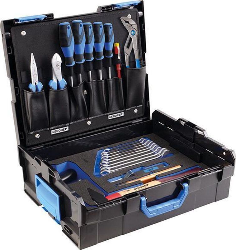 GEDORE Gereedschapskoffer L-BOXX 136 - 23-delig - Kunststof - Gevuld