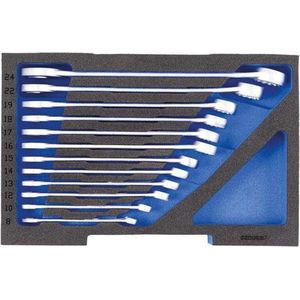Gedore 1100 CT1-7 12-delige Ringsteeksleutelset in inleg voor L-Boxx 136 - 8-24mm