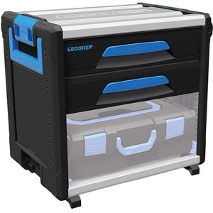 Gedore 2954338 1110 WM 221 Gereedschapsbox Blauw, Zwart, Wit