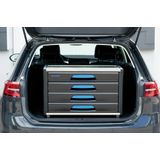 Gedore - WorkMo 34 B3 - Modulaire Gereedschapbox - 4 Laden - Aluminium-Kunststofmix