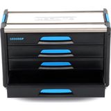 Gedore - WorkMo 34 B3 - Modulaire Gereedschapbox - 4 Laden - Aluminium-Kunststofmix