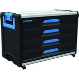 Gedore - WorkMo 34 B3 - Modulaire Gereedschapbox - 4 Laden - Aluminium-Kunststofmix