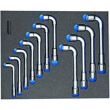 Gedore - 2005 CT2-25PK - Dubbele Steeksleutelset - Check-Tool-Module - 11-TLG