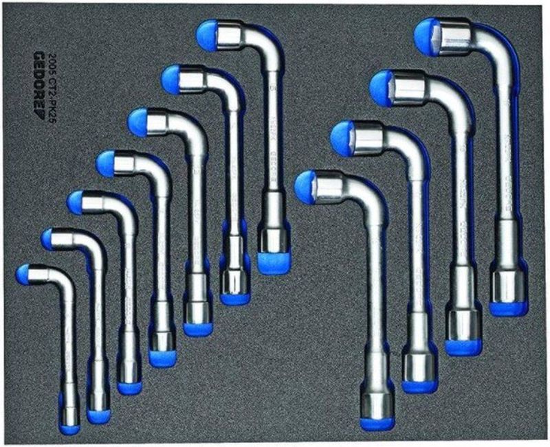 Gedore - 2005 CT2-25PK - Dubbele Steeksleutelset - Check-Tool-Module - 11-TLG