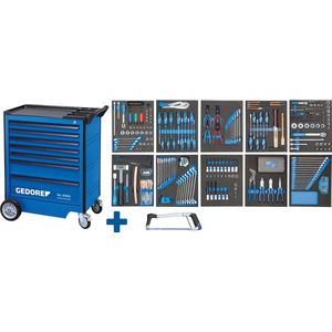 Gereedschapswagen 2005 - Blauw - 7 Laden - Inclusief Gereedschap