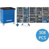Gedore WSL-L-TS-308 Gereedschapwagen 308-delig 2980347 - 2980347