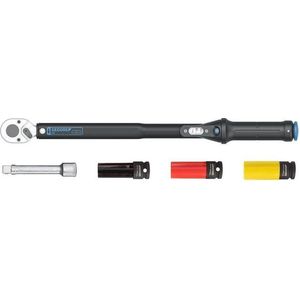 GEDORE - TORCOFLEX-set - Momentsleutel 1/2'' - 40-200 Nm - Staal - 3-delig