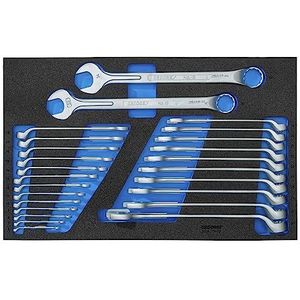 Gedore - Ringsteeksleutelset - 27-delig - Schuim - Blauw en Zwart