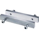 Brockhaus Heuer - Bankschroefkaken - Bekbreedte 140 mm - Geribbelde en Gladde Zijde