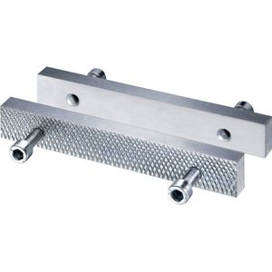 Brockhaus Heuer - Bankschroefkaken - Bekbreedte 140 mm - Geribbelde en Gladde Zijde