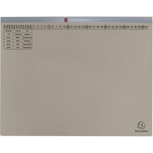 25 Exacompta Hängehefter Exaflex Karton grau 1 x Amtsheftung