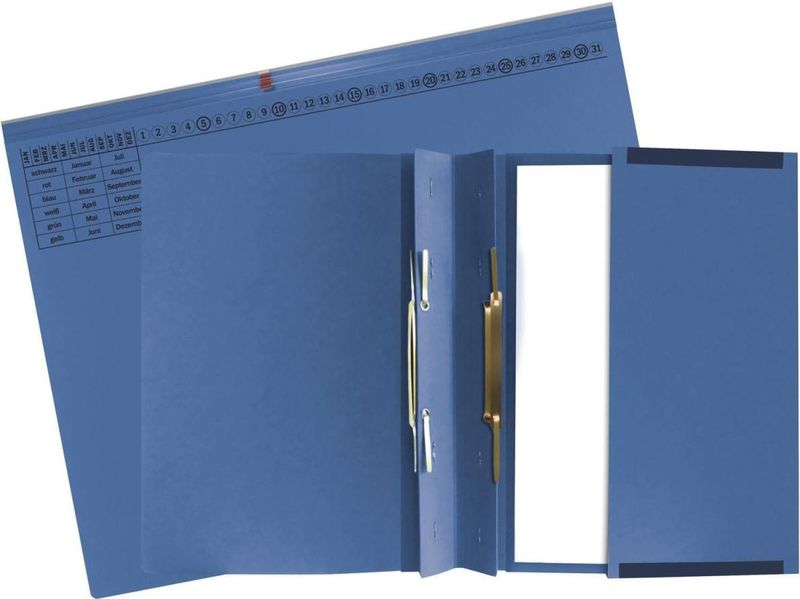 Exacompta Exaflex Premium Hängehefter kaufmännische Heftung DIN A4 blau