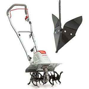 IKRA Elektrische Grondfrees Cultivator FEM 1500, flexibele werkbreedte 17-45 cm, incl. schoffelploeg (monteerbaar)