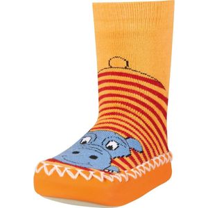 Playshoes - Huisschoenen voor kinderen - Nijlpaard - Oranje