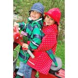 Playshoes - Regenjas - Rood - Waterdicht - Gelaste naden, Reflecterende details