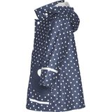 Playshoes Meisjesregenjas met stippen, blauw (marine), 80 cm