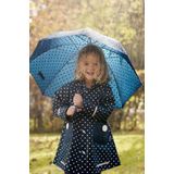 Regenjas - Blauw - Waterdicht - Kinderen - Afneembare Capuchon