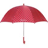 Playshoes Paraplu voor kinderen, één maat, kindvriendelijk mechanisme, rood