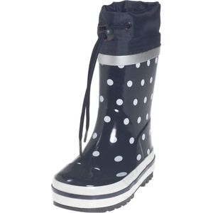 Playshoes Regenlaarzen Kinderen - Blauw met Witte Stippen