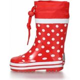 Playshoes Regenlaarzen Kinderen - Rood met Witte Stippen