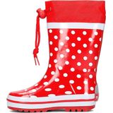 Playshoes Regenlaarzen Kinderen - Rood met Witte Stippen