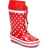 Playshoes Regenlaarzen Kinderen - Rood met Witte Stippen