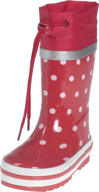 Playshoes Regenlaarzen Kinderen - Rood met Witte Stippen