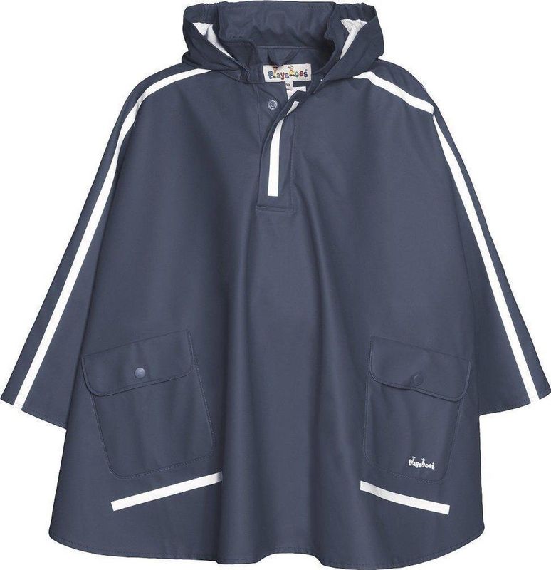 Playshoes Regenponcho Kinderen - Blauw - Maat 116