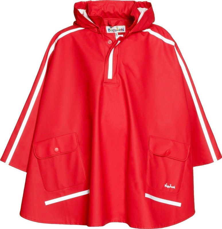 Playshoes Regenponcho Kinderen - Rood - Maat 116